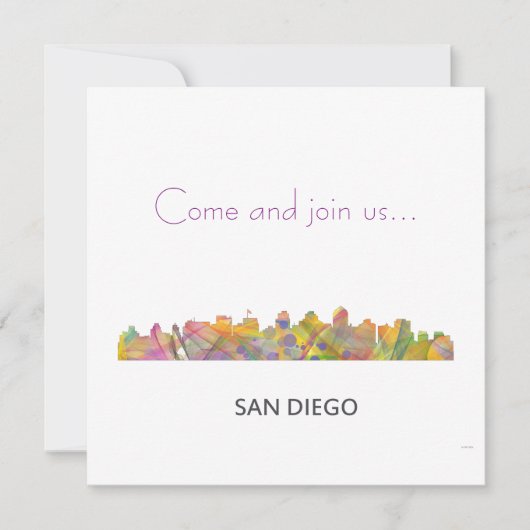 SAN DIEGO SKYLINE WB1 - EINLADUNG (Vorderseite)