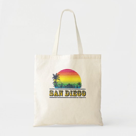 San Diego Sommer-Stadt-Shirts Tragetasche (Vorne)