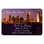San Diego-Stil Save the Date Magnet (Horizontal)