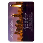 San Diego-Stil Save the Date Magnet (Vertikal)