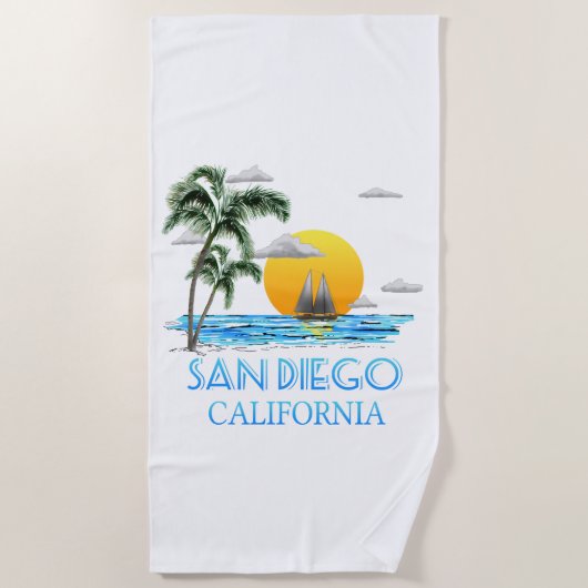 San Diego Strandtuch (Vorderseite)