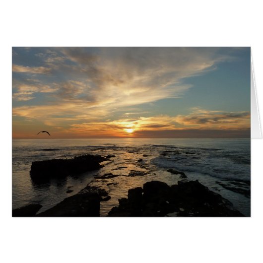 San Diego Sunset I California Seascape (Vorderseite (Horizontal))