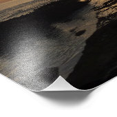 San Diego Sunset I California Seascape Fotodruck (Ecke)