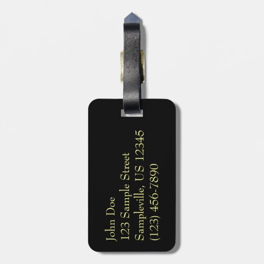 San Diego Sunset I California Seascape Gepäckanhänger (Rückseite vertikal)