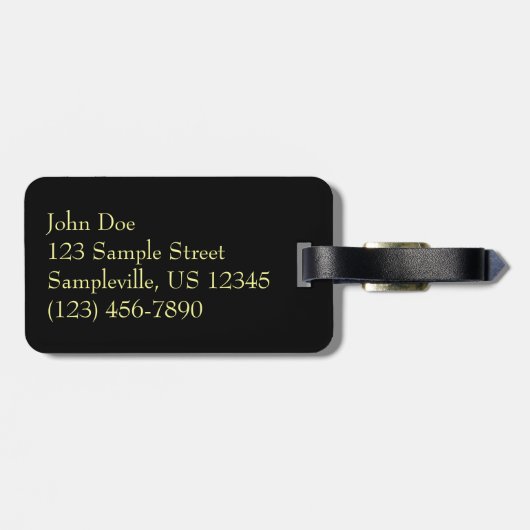 San Diego Sunset I California Seascape Gepäckanhänger (Rückseite horizontal)