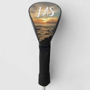 San Diego Sunset I California Seascape Golf Headcover