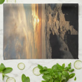 San Diego Sunset I California Seascape Handtuch (Gefaltet)