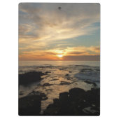 San Diego Sunset I California Seascape Klemmbrett (Rückseite)