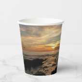 San Diego Sunset I California Seascape Pappbecher (Vorderseite)