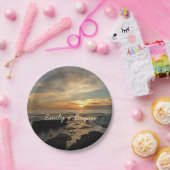 San Diego Sunset I California Seascape Pappteller (Party)