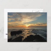 San Diego Sunset I California Seascape Postkarte (Vorne/Hinten)