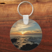 San Diego Sunset I California Seascape Schlüsselanhänger (Vorderseite)