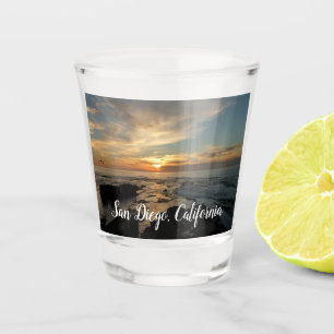 San Diego Sunset I California Seascape Schnapsglas