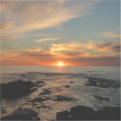 San Diego Sunset II California Seascape Aufkleber (Vorderseite)