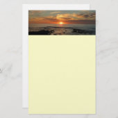 San Diego Sunset II California Seascape Briefpapier (Vorne/Hinten)