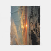 San Diego Sunset II California Seascape Fleecedecke (Vorderseite)