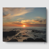 San Diego Sunset II California Seascape Gästebuch (Rückseite)