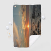 San Diego Sunset II California Seascape Golfhandtuch (Insitu)