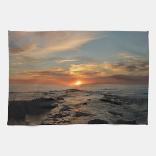 San Diego Sunset II California Seascape Handtuch