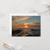 San Diego Sunset II California Seascape Karte (Vorderseite/Rückseite Beispiel)