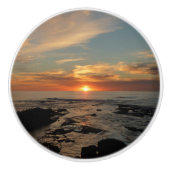 San Diego Sunset II California Seascape Keramikknauf (Vorderseite)