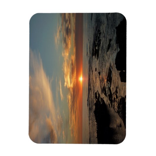 San Diego Sunset II California Seascape Magnet (Vertikal)