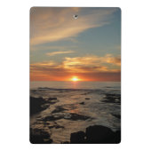 San Diego Sunset II California Seascape Mini Klemmbrett (Rückseite)