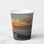 San Diego Sunset II California Seascape Pappbecher (Rückseite)