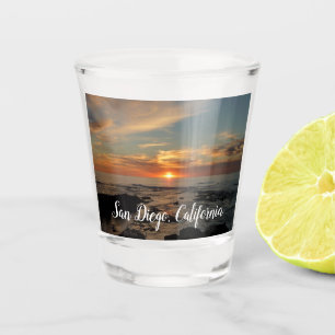 San Diego Sunset II California Seascape Schnapsglas