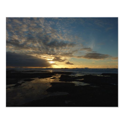 San Diego Sunset III Atemberaubendes Kalifornien L Fotodruck (Vorne)