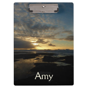 San Diego Sunset III Atemberaubendes Kalifornien L Klemmbrett