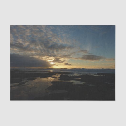 San Diego Sunset III Atemberaubendes Kalifornien L Seidenpapier (Vorderseite)