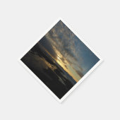 San Diego Sunset III Atemberaubendes Kalifornien L Serviette (Ecke)