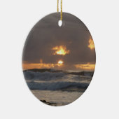 San Diego Sunset IV California Seascape Keramik Ornament (Rechts)