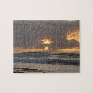 San Diego Sunset IV California Seascape Puzzle