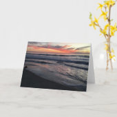 San Diego Sunset Karte (Gelbe Blume)