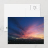San Diego Sunset Postcard Postkarte (Vorne/Hinten)