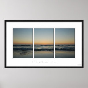 San Diego Sunset Poster