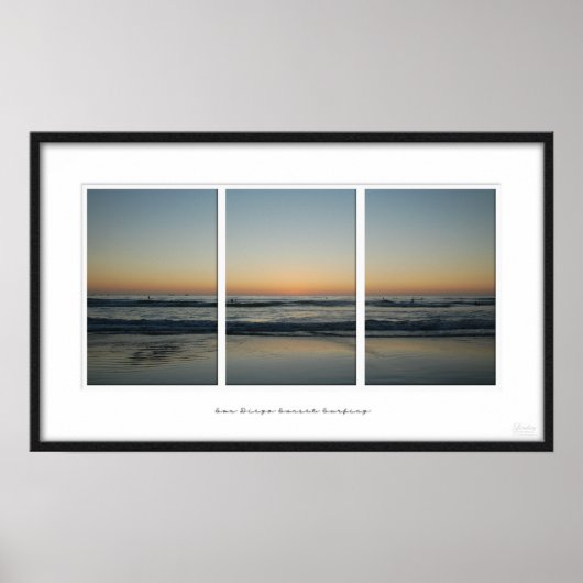 San Diego Sunset Poster (Vorne)