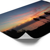 San Diego Sunset Poster (Ecke)