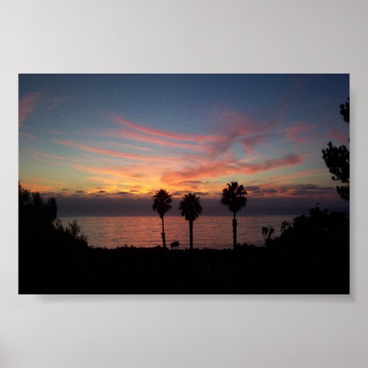 San Diego Sunset Poster (Vorne)