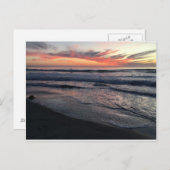 San Diego Sunset Postkarte (Vorne/Hinten)