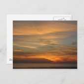 San Diego Sunset Postkarte (Vorne/Hinten)