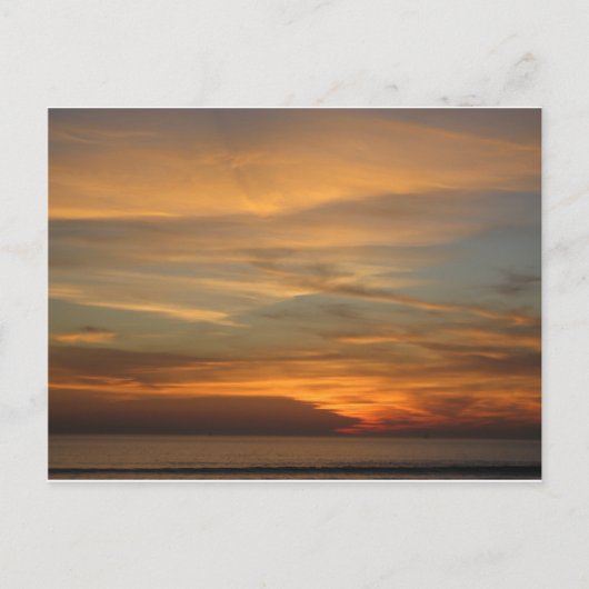 San Diego Sunset Postkarte (Vorderseite)