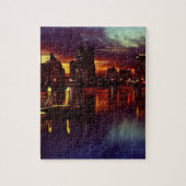 San Diego Sunset Skyline Puzzle (Vertikal)