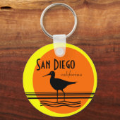 San Diego-Sunset Souvenir Schlüsselanhänger (Vorderseite)