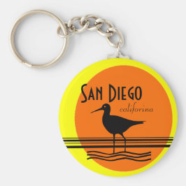 San Diego-Sunset Souvenir Schlüsselanhänger