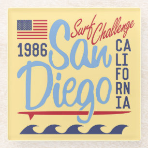 San Diego Surf Challenge 1986 Glasuntersetzer