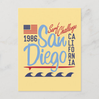 San Diego Surf Challenge 1986 Postkarte