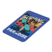San Diego Surfing Vintag Magnet (Linke Seite)